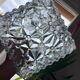 Small ceiling light or square vintage moulded glass wall light.