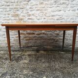 Table scandinave à deux allonges