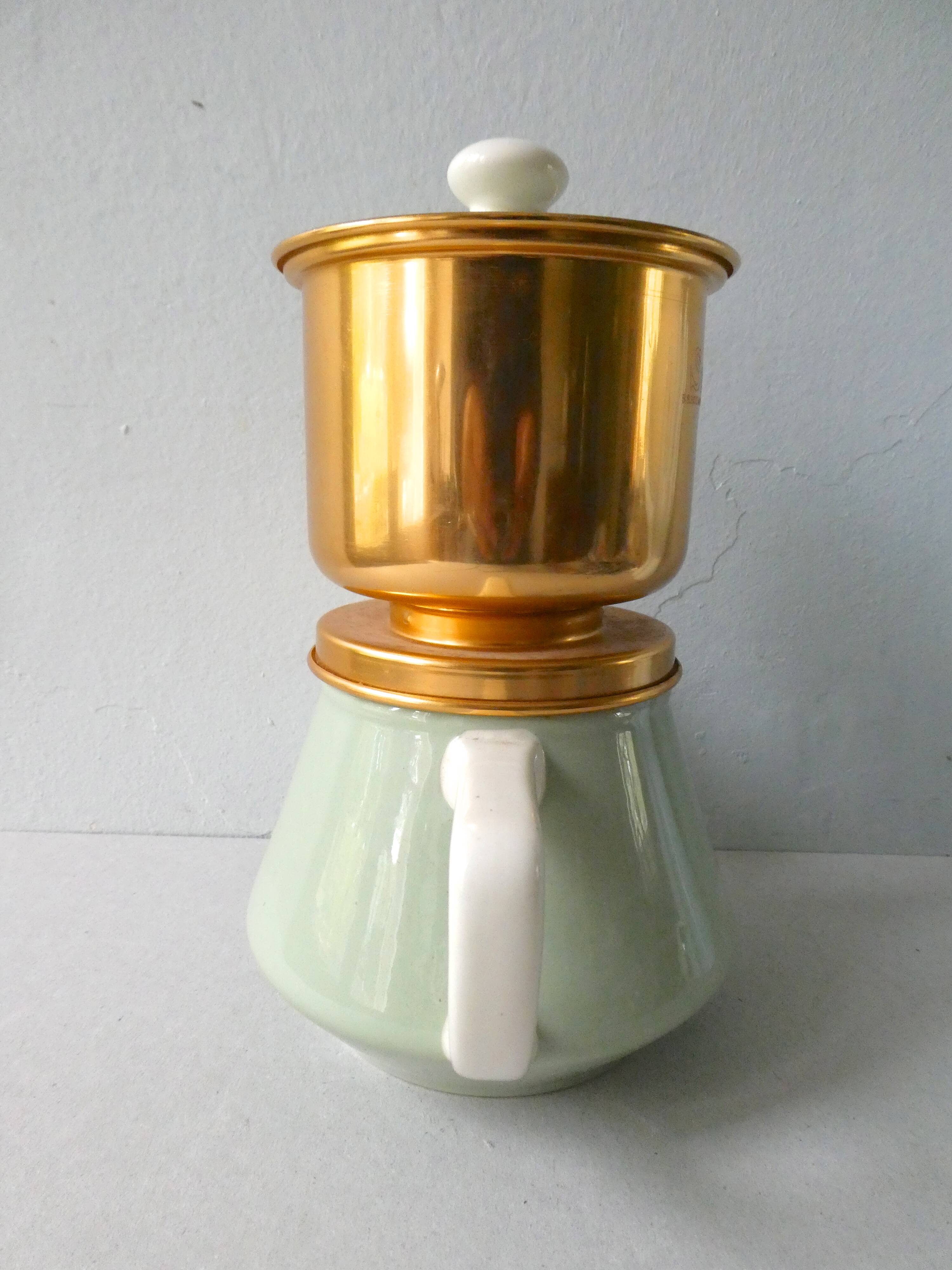 Cafeteria Salam Villeroy - Boch, mint green ceramic, 1950s