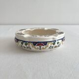 Cendrier rond vintage en faïence Digoin Sarreguemines