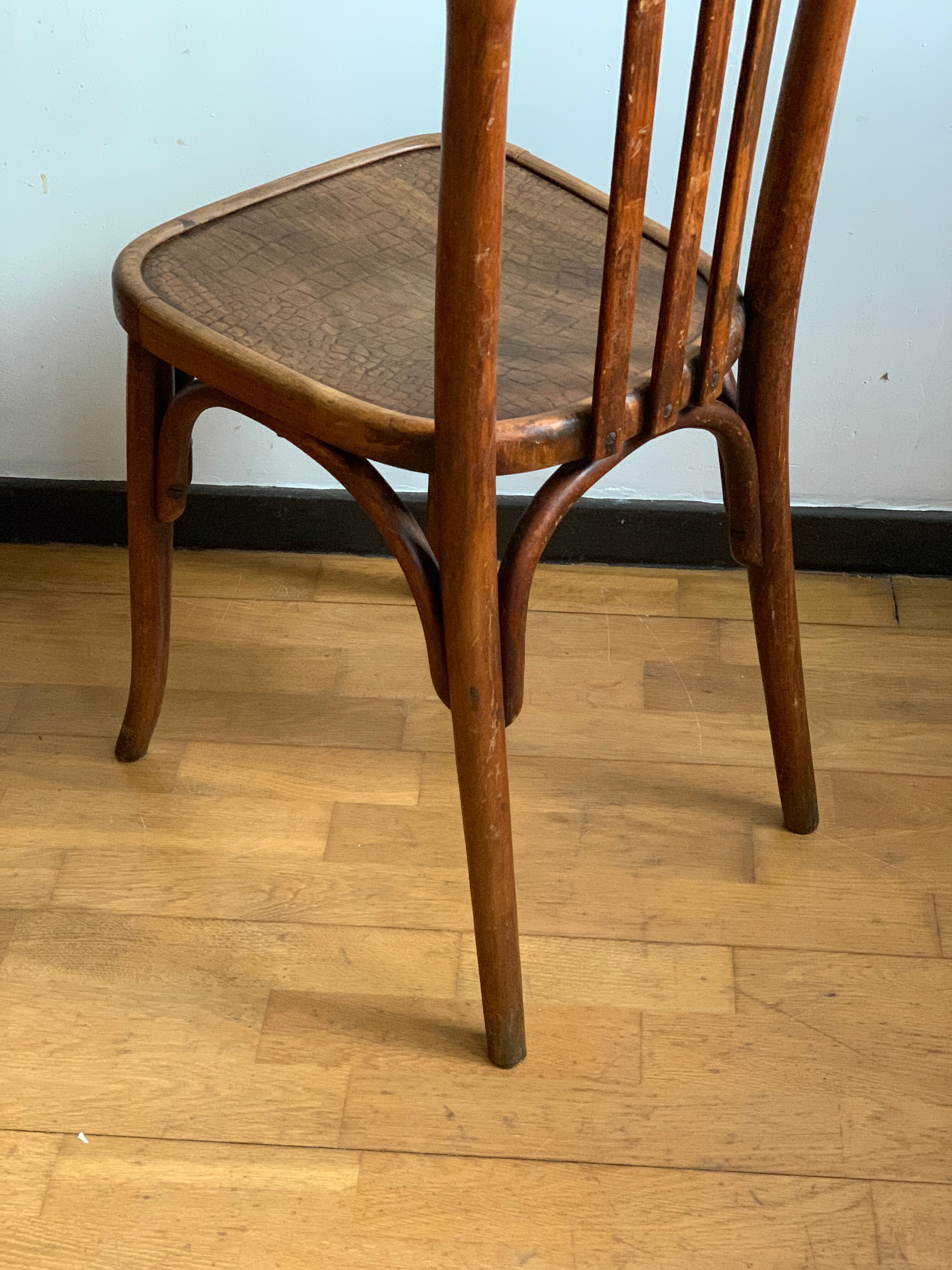 Wooden bistro chair