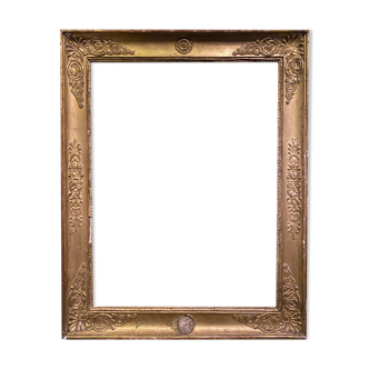 Old nineteenth century empire frame for restoration for work of 37 / 48 cm