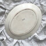 Oval ironstone dish "Sully" Choisy le Roi Hautin Boulenger et Cie