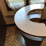 Vintage half moon bar
