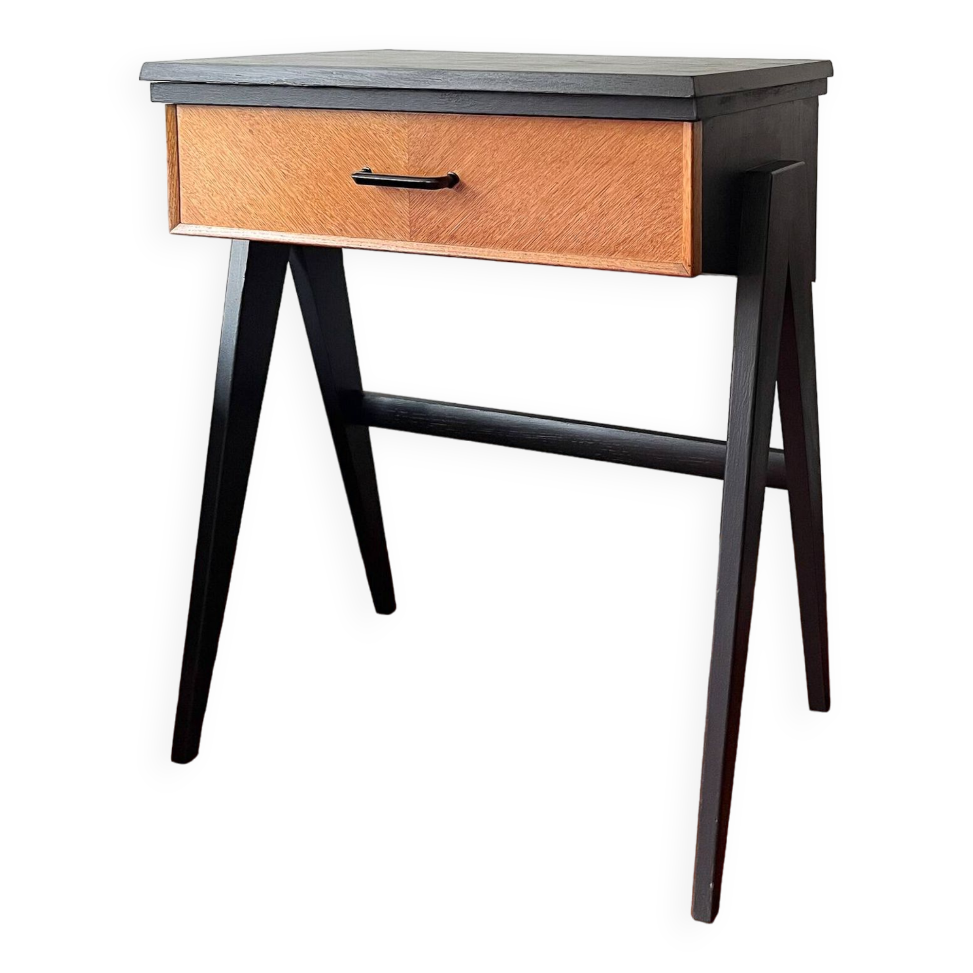 Vintage Sewing Machine Furniture Small Console Desk