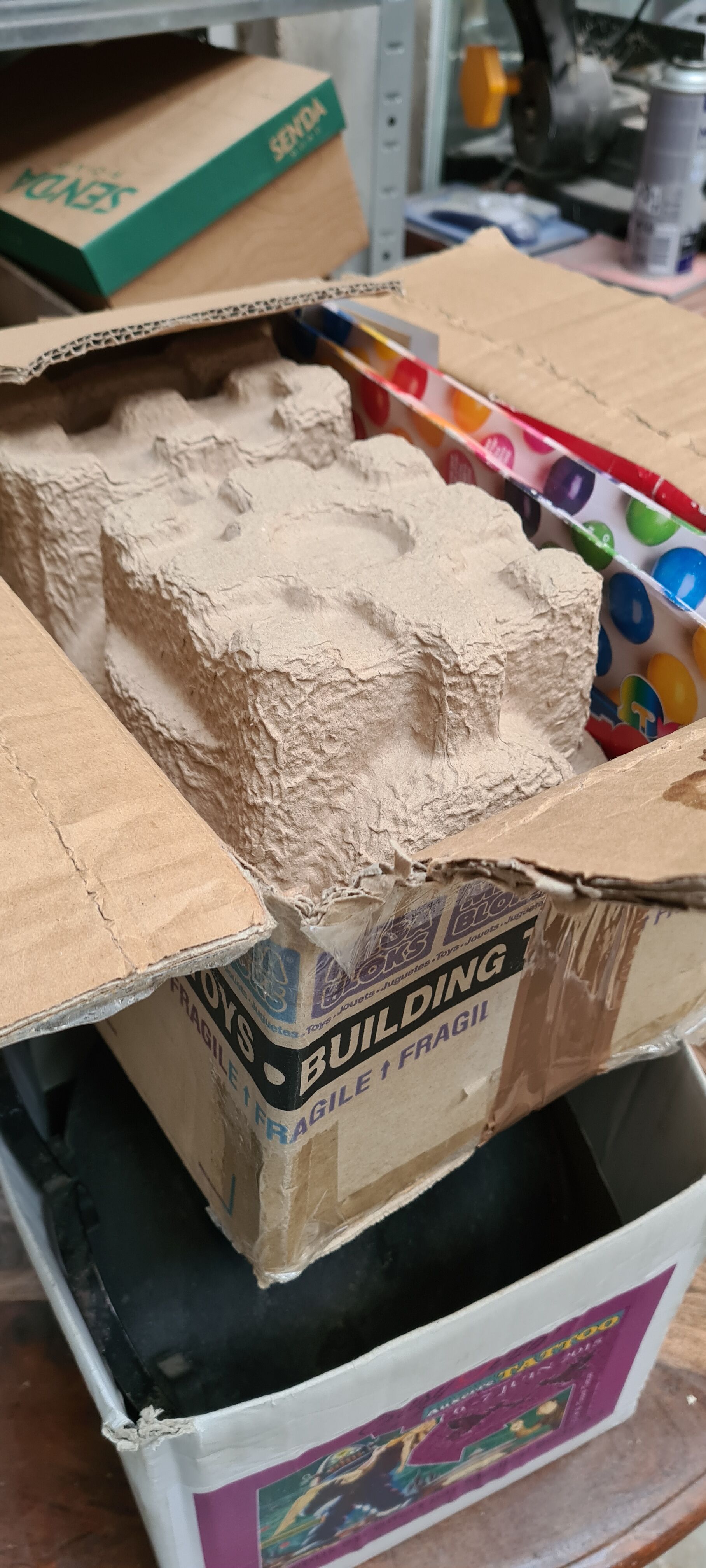 red candy dispenser las vegas 28x15 with its original packaging