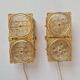 Pair of Midcentury Very Rare Wall Lamps M. P. R., Sweden, 1960s