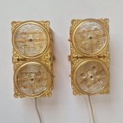 Pair of Midcentury Very Rare Wall Lamps M. P. R., Sweden, 1960s
