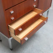 Belgian modernist bar cabinet by Werner Wölfers for V-Form, 1965
