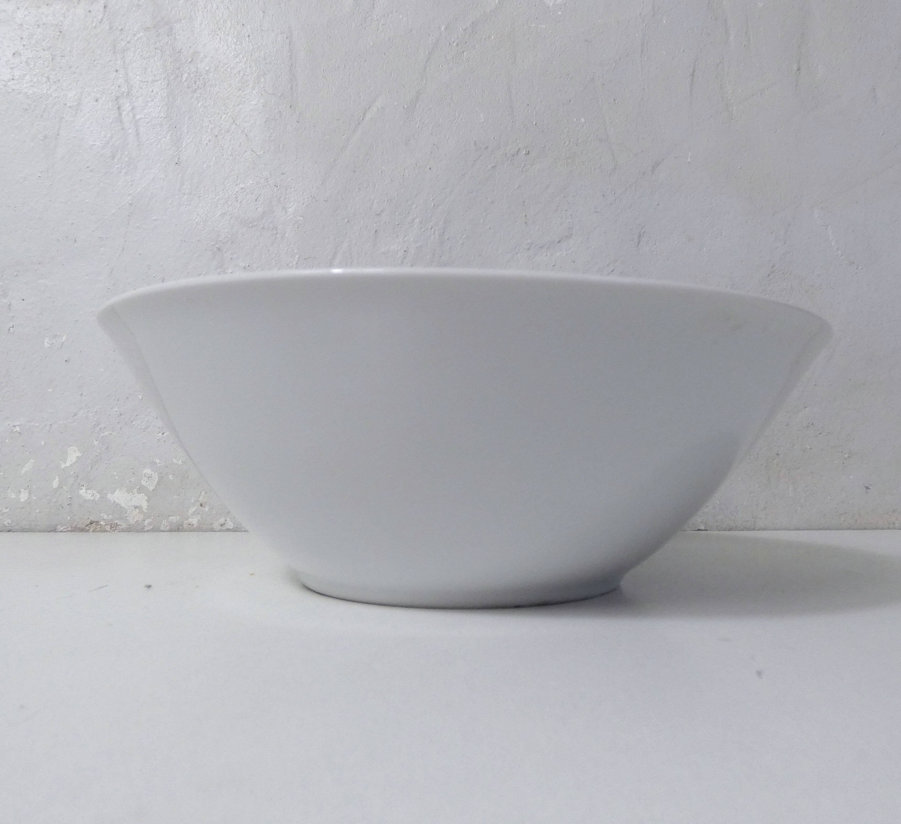 Vintage saxony porcelain salad bowl gdr colditz