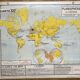 Old school map Vidal-Lablache 322, 1960 - World map, Out