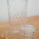 Carved glass decanter