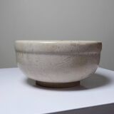 Vintage 20th-century natural marble bowl or decorative dish.