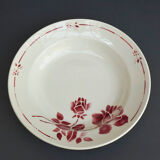 Hollow dish pink flower red ML Mill of vintage Wolves