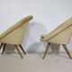 Mid-Century Shell Lounge Chairs in the Style of Jean Royère, Set of 2, 1950