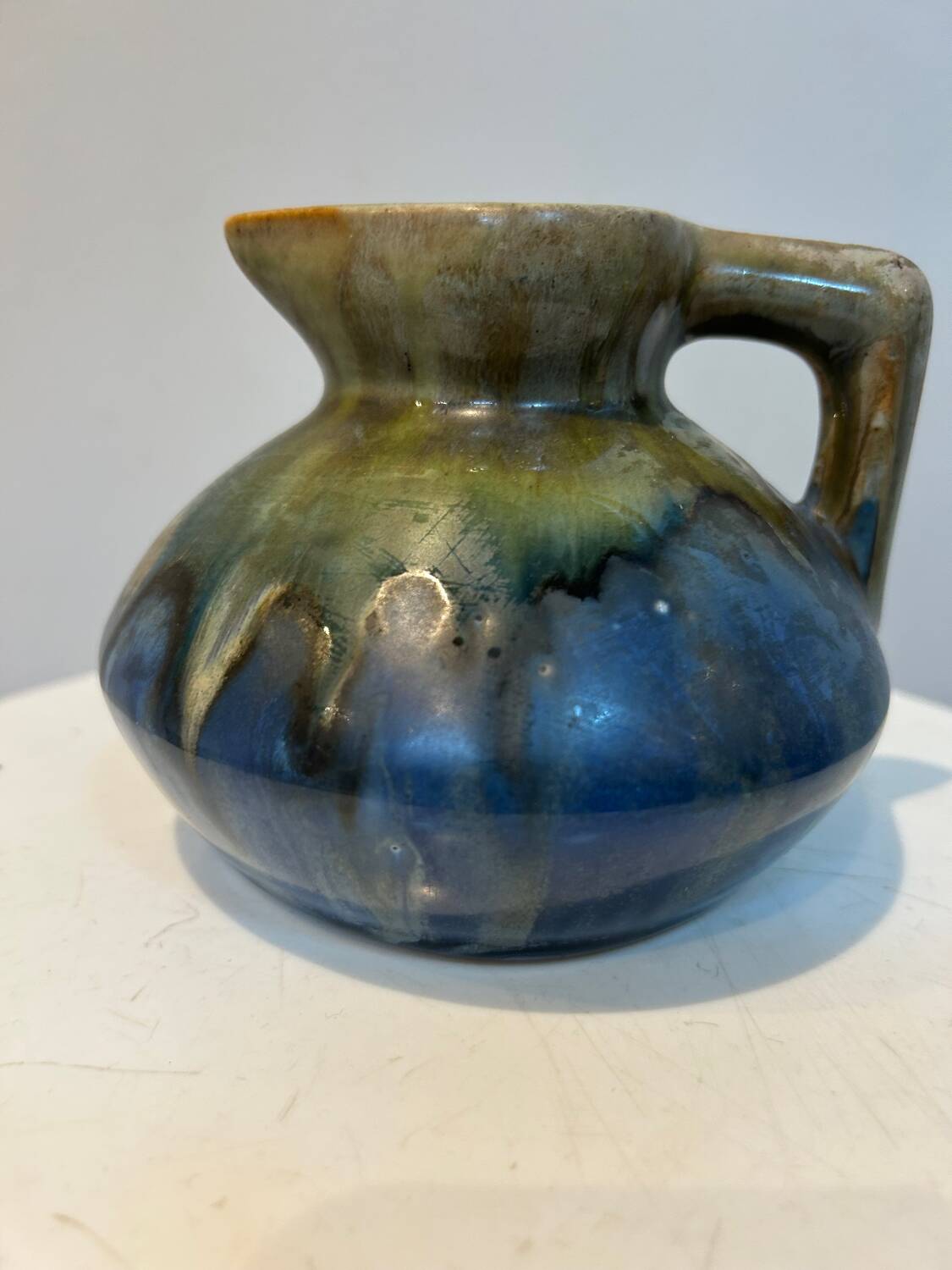 Enamelled stoneware pot Metenier