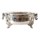 Vintage Wiskemann silver metal planter