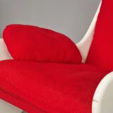 Red armchairs from the 70s