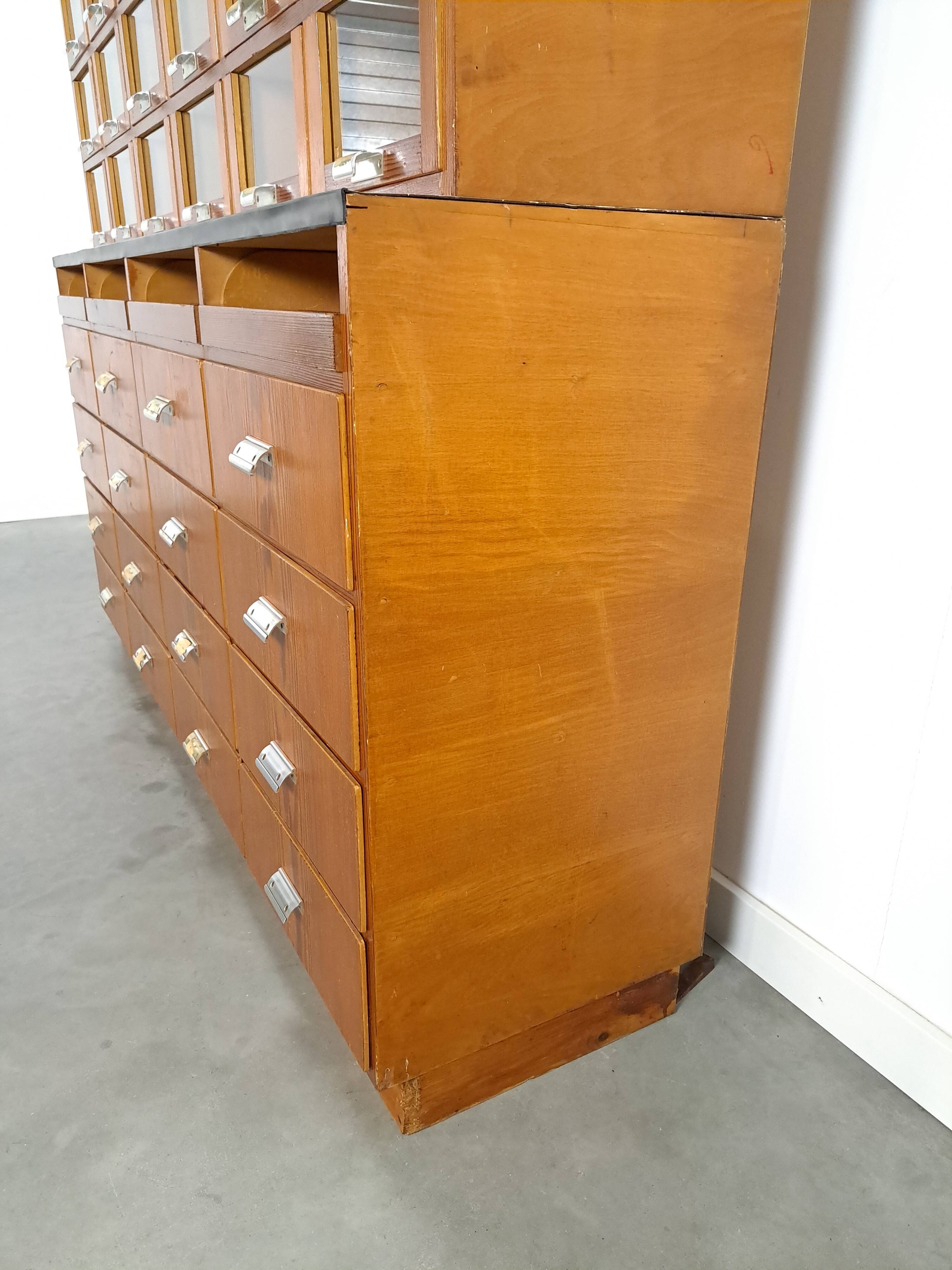 Vintage Antieke Koloniale Houten Apothekerskast Ladekast |Commode | Ladekast | Vintage