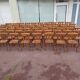 Set of 60 bistro cafe bar restaurant chairs - wood - vintage
