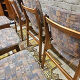 Set of 6 Scandinavian chairs year 70 vintage