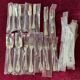 Christofle - Christofle cutlery set with silver metal beads for 12 people. 172 items.
