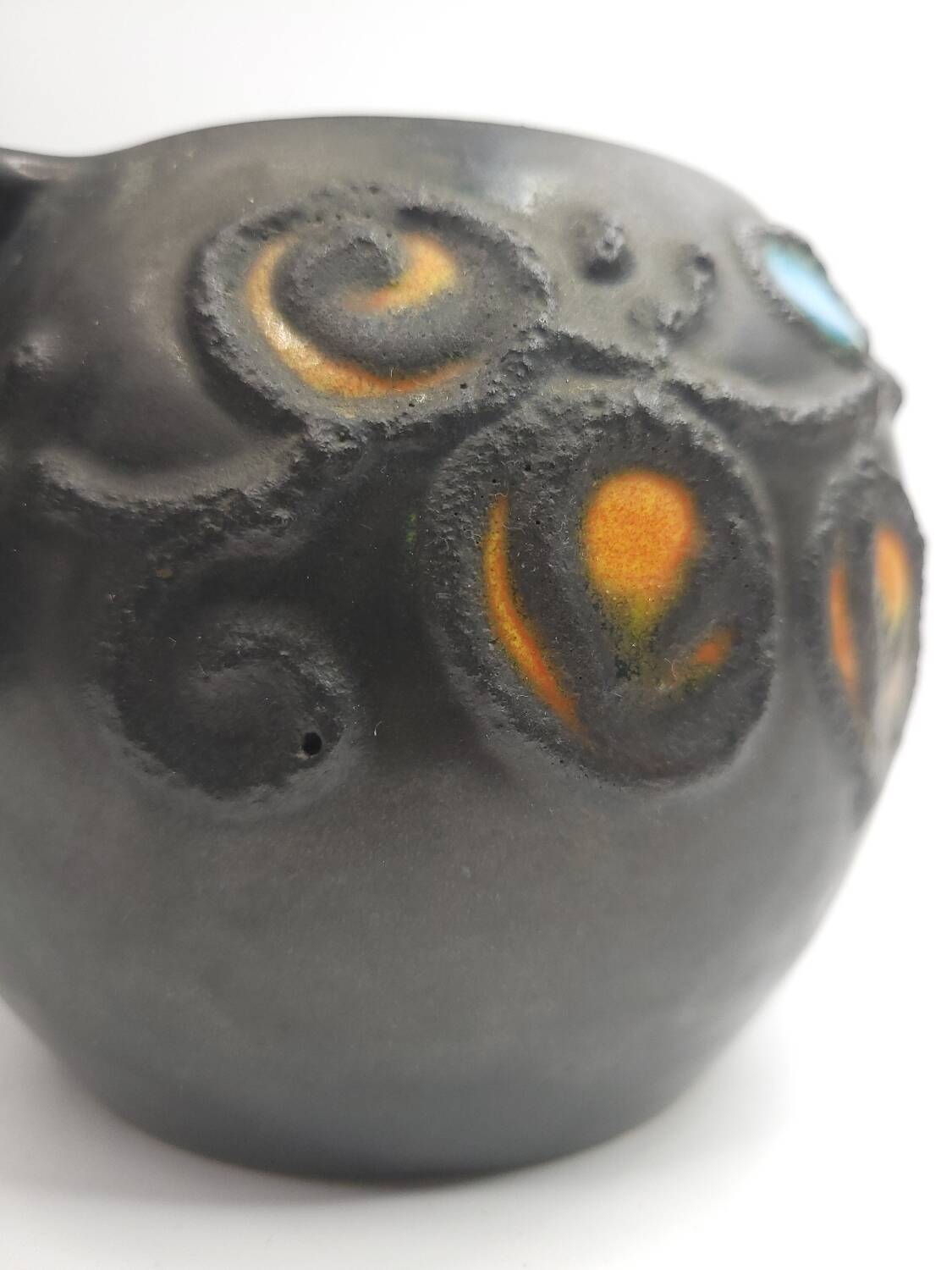 Large vintage ceramic mug Gorbon Işıl – Turkey, 1960s/70s – d
