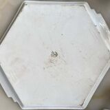 Blue and gold sweet egg set in Limoges porcelain, France, 1928