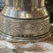Silver-plated metal pepper mill by Christofle - early 20th century