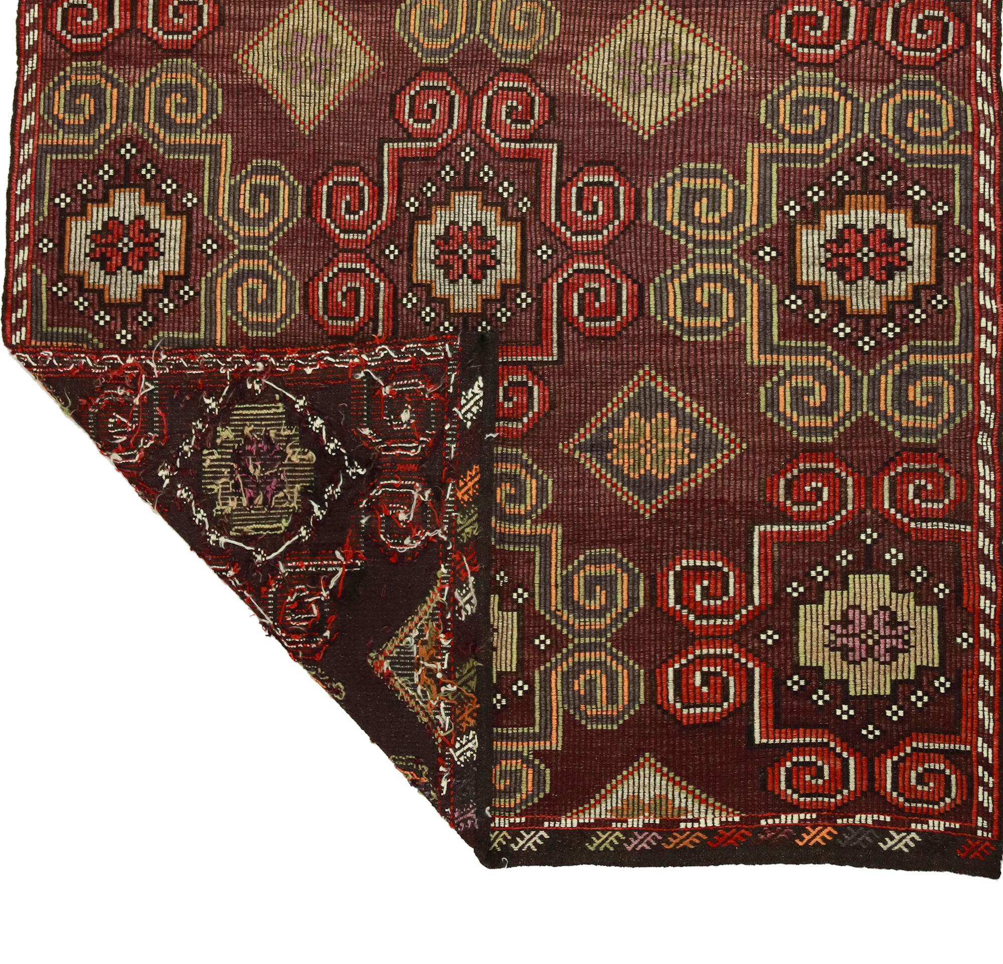 Anatolian handmade kilim rug 300 cm x 191 cm