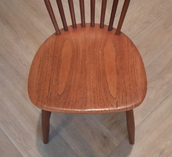 Set of 4 SH41 dining table chairs by Yngve Ekström for Nesto Pastoe 1960