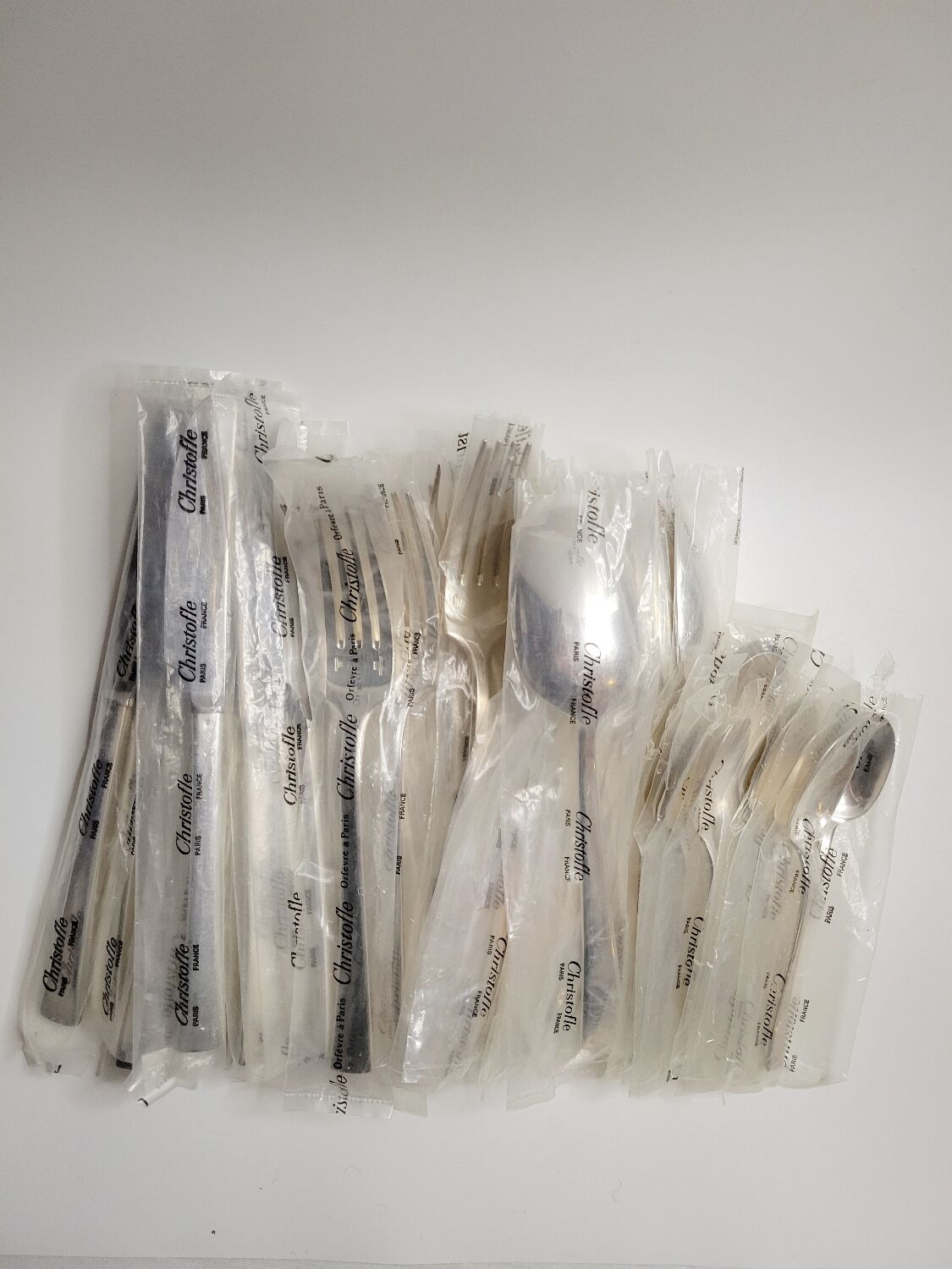 Christofle "Concorde" cutlery set – Icon of French design 1970, 53 pieces