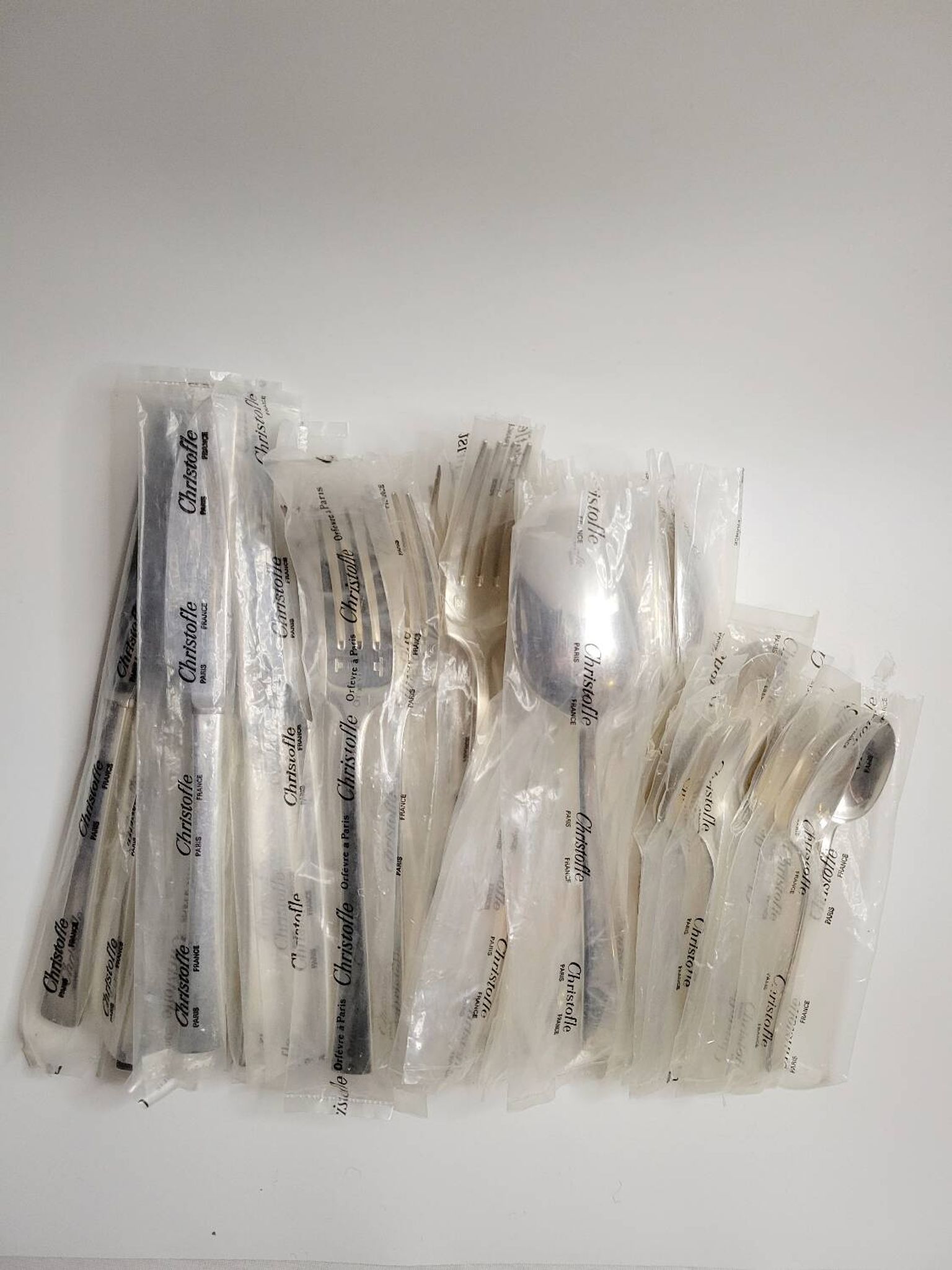 Christofle "Concorde" cutlery set – Icon of French design 1970, 53 pieces