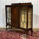 Vitrine Anglaise Chippendale 3 portes début XXème en acajou