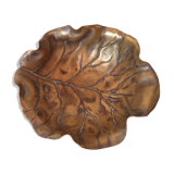 Empty pocket metal golden leaf