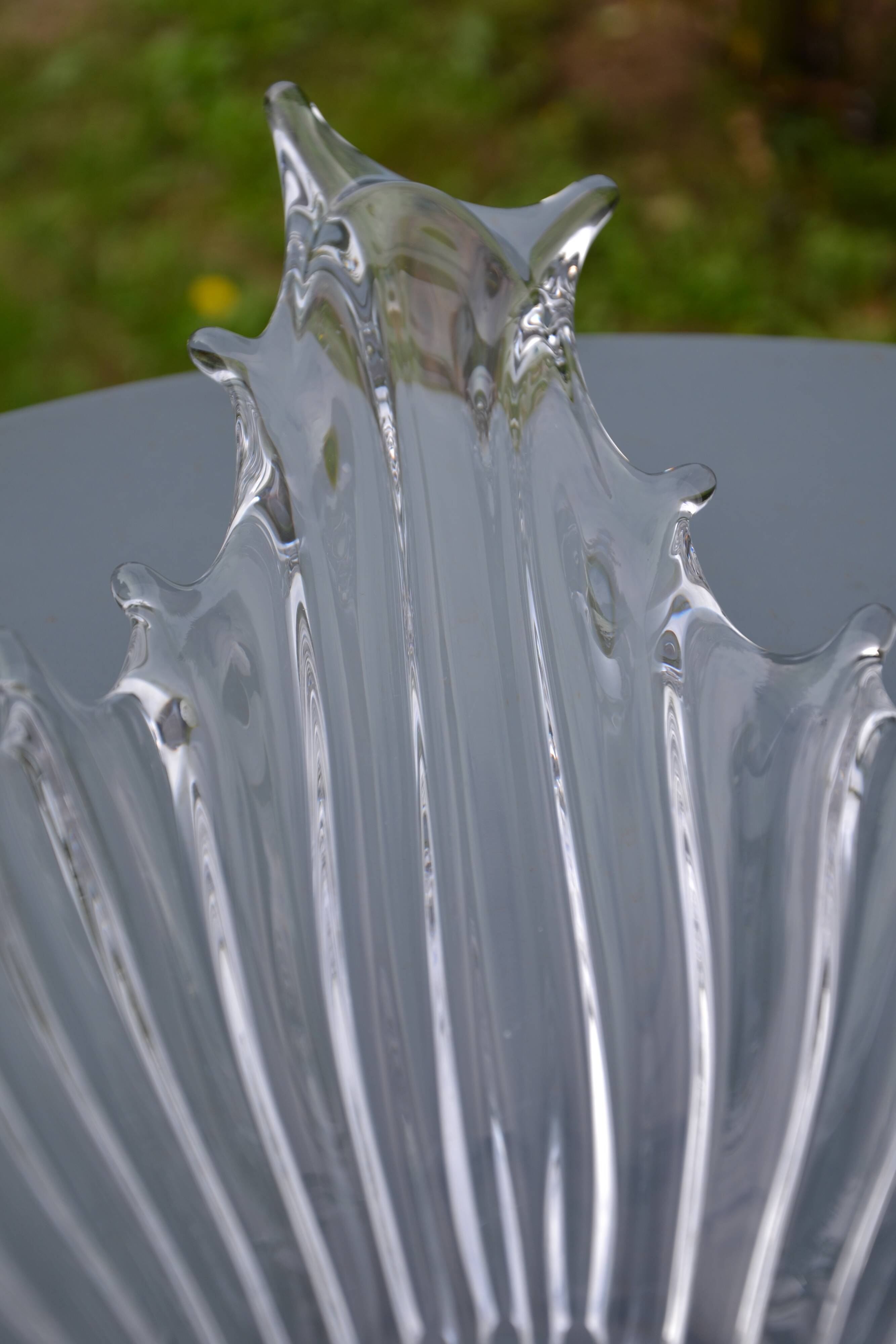 Centre de table, coupe en cristal