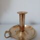 Brass candle holder, cellar rat