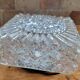 Square cast glass ceiling lamp