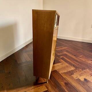 Secretaire scandinave chêne doré