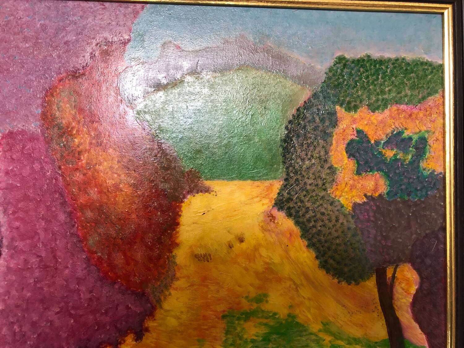 Oil landscape painting