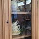 Antique two-body sideboard