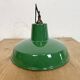 Industrial Green Enamel Factory Pendant Lamp , 1960s