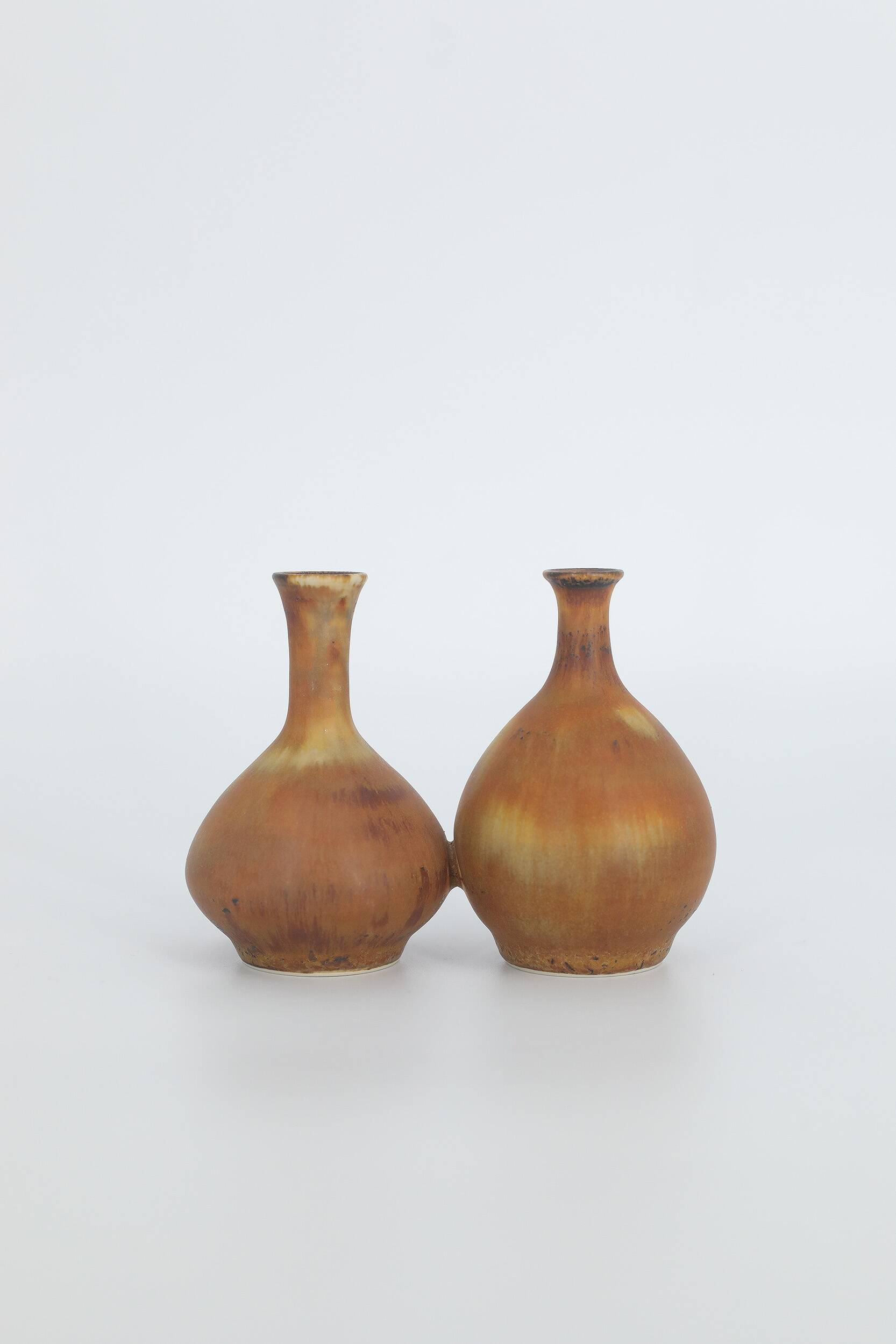 Grand Vase Céramique Marron Gunnar Nylund Pour Rörstrand - Scandinave Mid-Century - 45 Cm