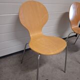 Pair of Vintage Wooden Chairs