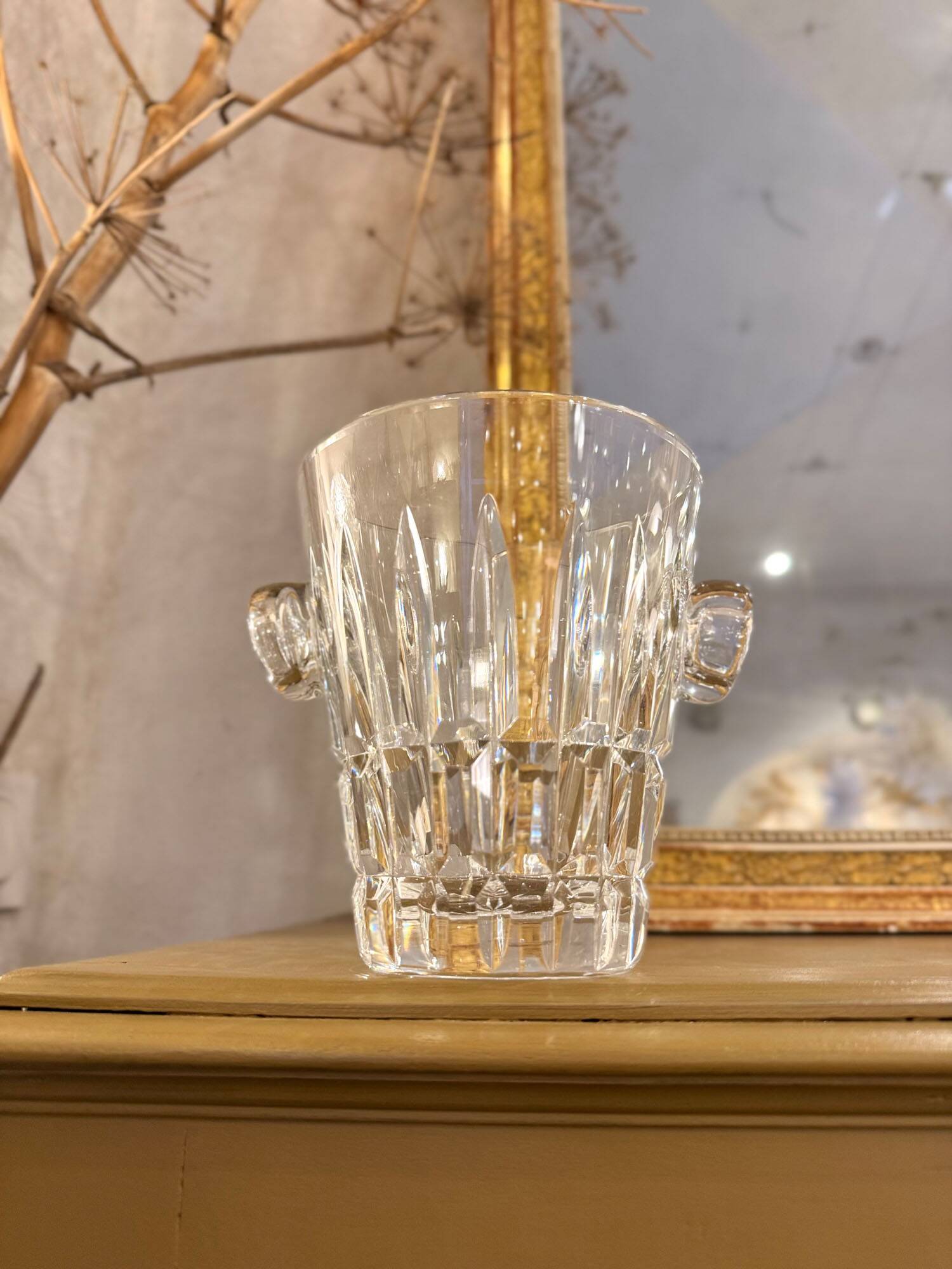Saint Louis Manhattan Crystal Ice Bucket