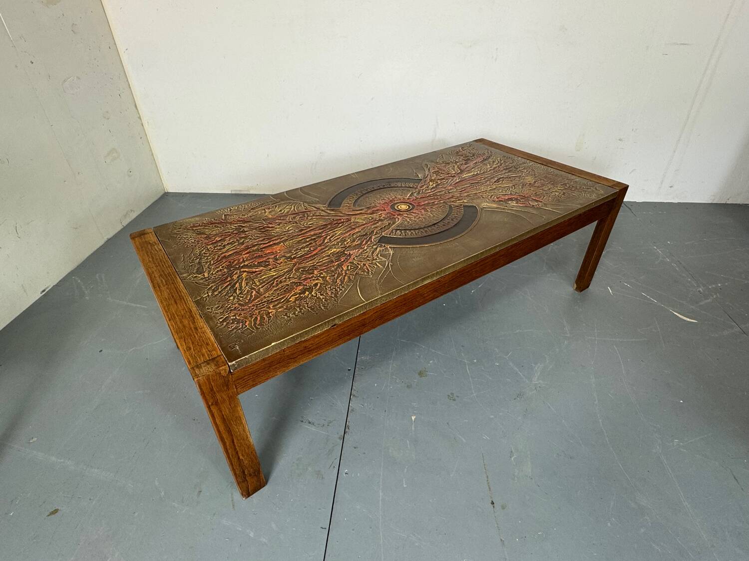Vintage Mid Century Brutalist Regency coffee table, 1960s