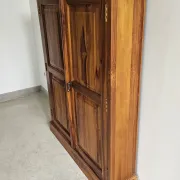 Bookshelf storage furniture bibus shelves solid old teak wood