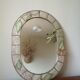 Mirror in real mother-of-pearl and brass
