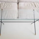 Coffee table by Jacques Adnet model X 1950