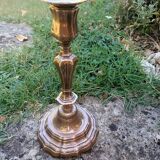 18th century chiseled bronze candlestick